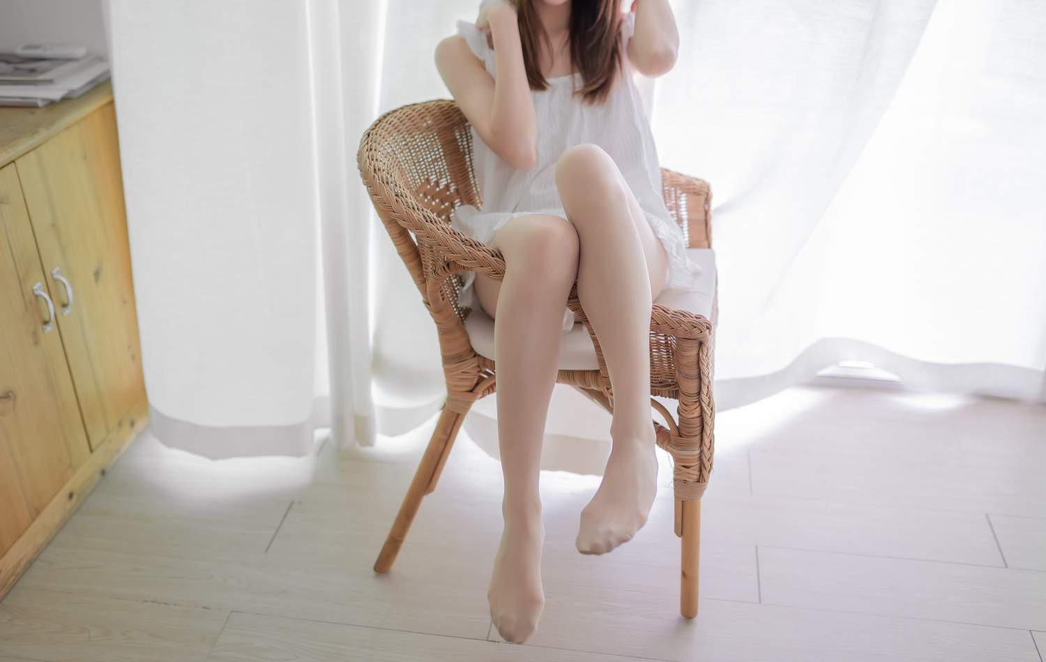 绮太郎 Kitaro   白色睡衣 [45P 204.6M] - 图屋屋