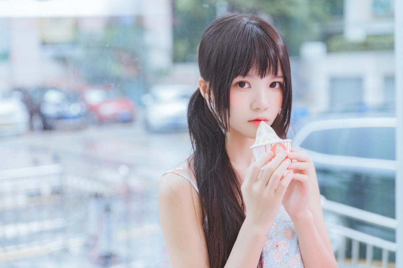 桜桃喵 - NO.102 甜甜×4-冰淇淋（12p [12P]-秀吧
